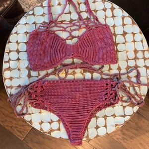 Hand Crocheted One of a Kind Bikini